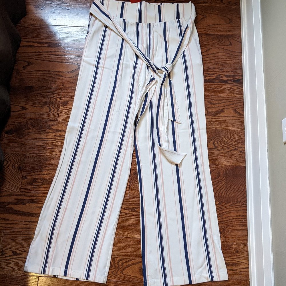 BRAND NEW WITH TAGS GUESS DIRA BEACH PALAZZO PANTS SIZE M